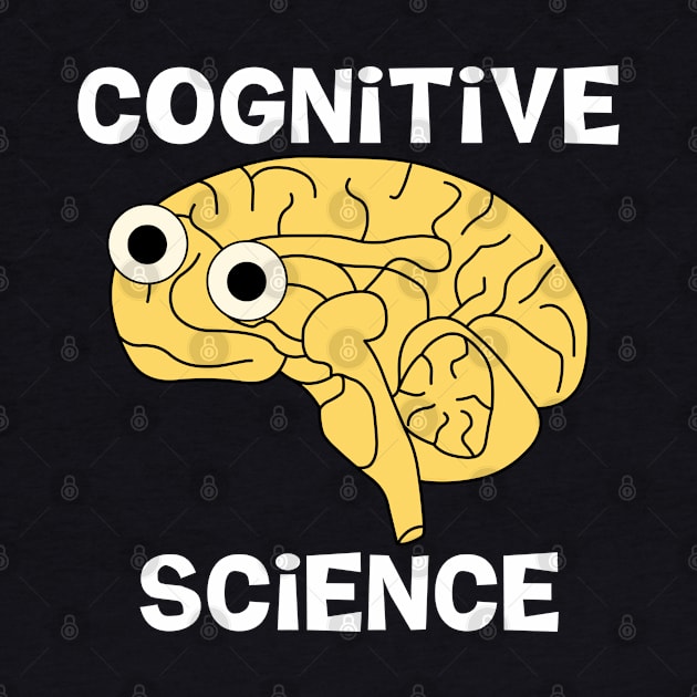 Cognitive Science Brain White Text by Barthol Graphics